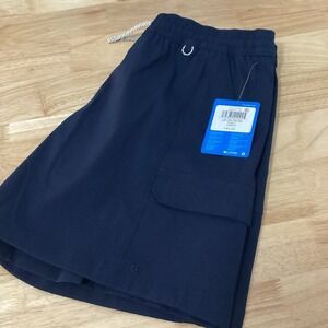 Youth Columbia PFG Tech trail Utility Short Navy Blue Large AG0847-464